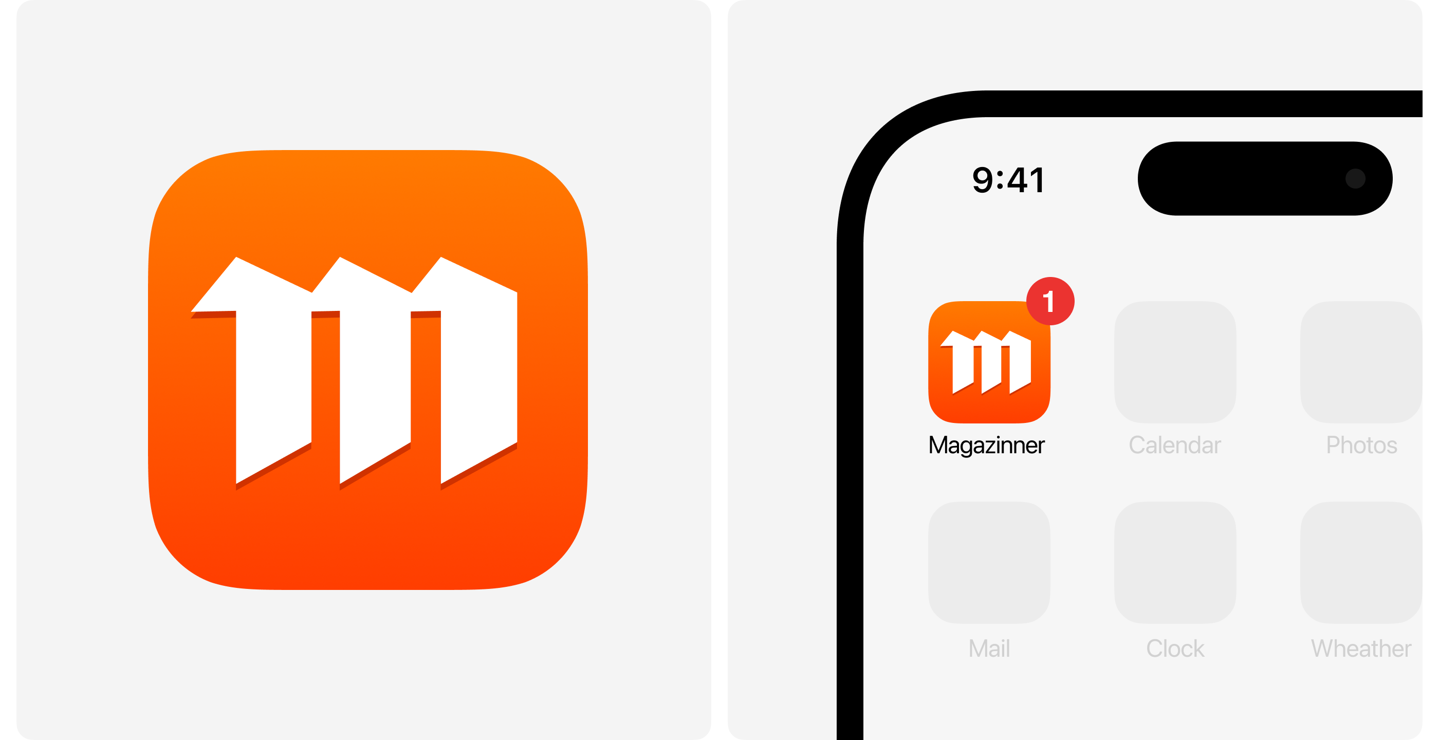Magazinner: Иконки поддерживают характер бренда, не мешая навигации.